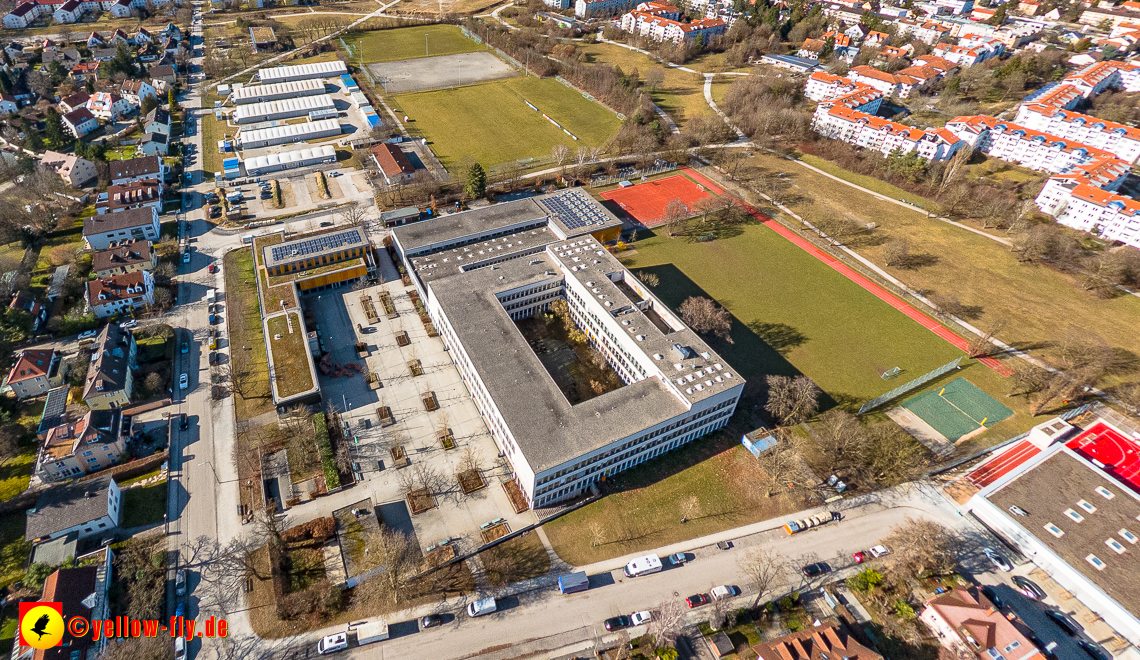 20.02.2023 - der Hachinger Bach zwischen Berg am Laim und Neuperlach